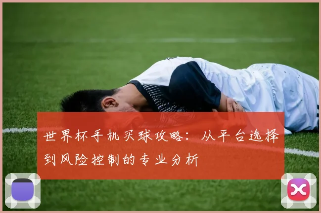 世界杯手机买球攻略:从平台选择到风险控制的专业分析