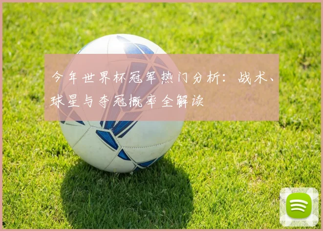 今年世界杯冠军热门分析：战术、球星与夺冠概率全解读